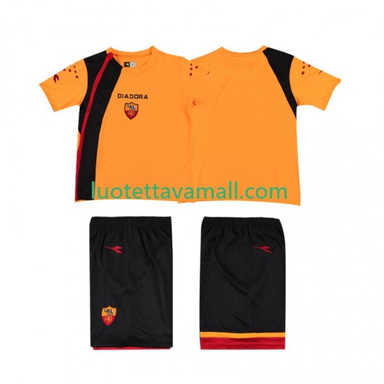 Lapset AS Roma Retro 2005-2006 Lyhythihainen Fanipaita ,Koti