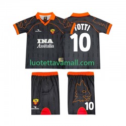 Lapset AS Roma TOTTI 10 Retro 1999 2000 Lyhythihainen Fanipaita ,Vieras