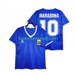 Miehet Argentiina MARADONA 10 Retro 1986 Lyhythihainen Fanipaita ,Vieras