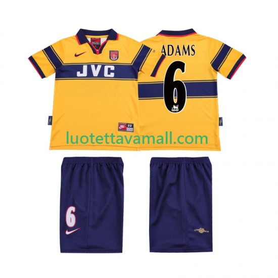 Lapset Arsenal ADAMS 6 Retro 1997 1999 Lyhythihainen Fanipaita ,Vieras