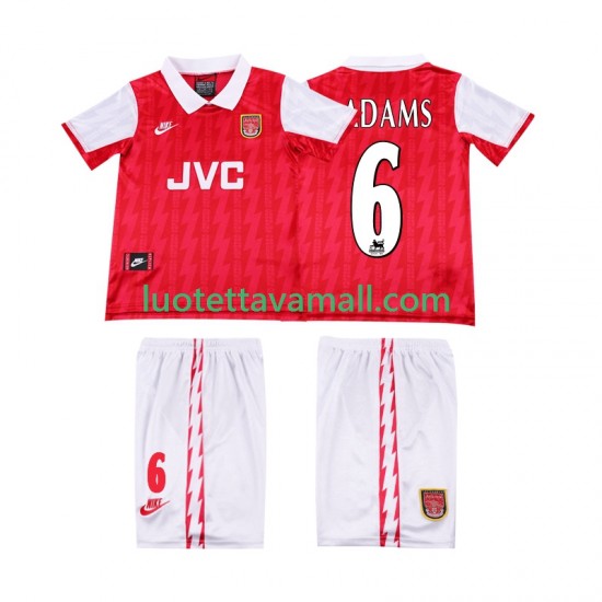 Lapset Arsenal ADAMS 6 Retro 1994 1996 Lyhythihainen Fanipaita ,Koti