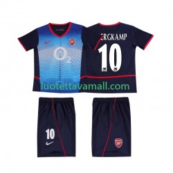Lapset Arsenal BERGKAMP 10 Retro 2002 2004 Lyhythihainen Fanipaita ,Vieras