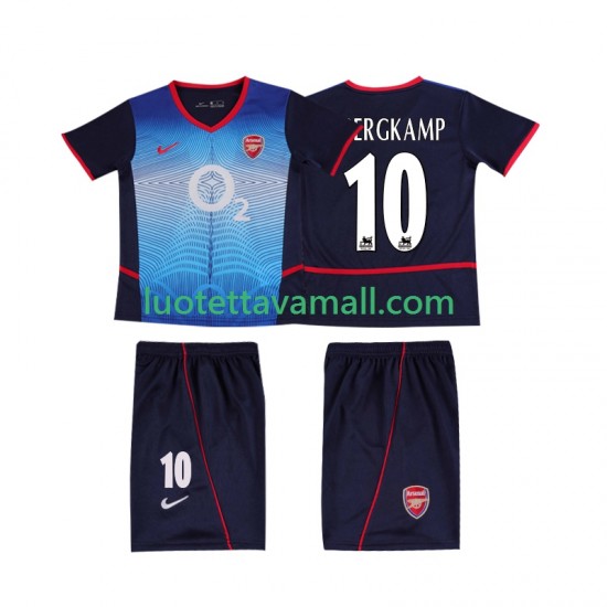 Lapset Arsenal BERGKAMP 10 Retro 2002 2004 Lyhythihainen Fanipaita ,Vieras