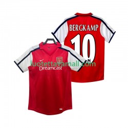 Miehet Arsenal BERGKAMP 10 Retro 2001 2002 Lyhythihainen Fanipaita ,Koti