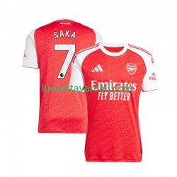 Miehet Arsenal Bukayo Saka 7 2025-2026 Lyhythihainen Fanipaita ,Koti