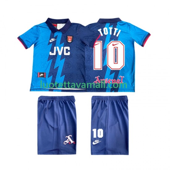 Lapset Arsenal TOTTI 10 Retro 1995 1996 Lyhythihainen Fanipaita ,Vieras
