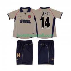 Lapset Arsenal Thierry Henry 14 Retro 2001 2002 Lyhythihainen Fanipaita ,Vieras