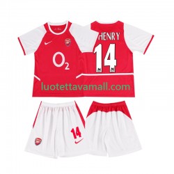 Lapset Arsenal Thierry Henry 14 Retro 2002 2003 Lyhythihainen Fanipaita ,Koti
