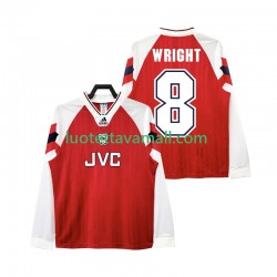 Miehet Arsenal WRIGHT 8 Retro 192 1994 Pitkähihainen Fanipaita ,Koti