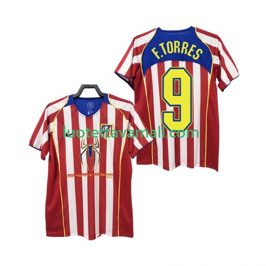 Miehet Atlético Madrid F TORRES 9 Retro 2004 2005 Lyhythihainen Fanipaita ,Koti