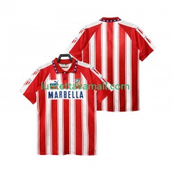 Miehet Atlético Madrid Retro 1994 1995 Lyhythihainen Fanipaita ,Koti