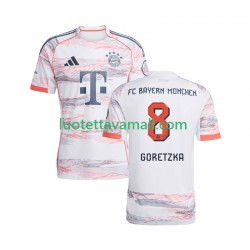 Miehet FC Bayern München Leon Goretzka 8 2025-2026 Lyhythihainen Fanipaita ,Vieras