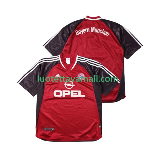 Miehet FC Bayern München Retro 2001 2002 Lyhythihainen Fanipaita ,Koti