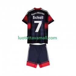 Lapset FC Bayern München Scholl 7 Retro 1997 1999 Lyhythihainen Fanipaita ,Koti