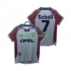 Miehet FC Bayern München Scholl 7 Retro 1998 1999 Lyhythihainen Fanipaita ,Kolmas