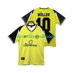 Miehet Borussia Dortmund Moller 10 Retro 1995 1996 Lyhythihainen Fanipaita ,Koti