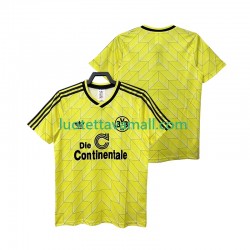 Miehet Borussia Dortmund Retro 1988 1989 Lyhythihainen Fanipaita ,Koti