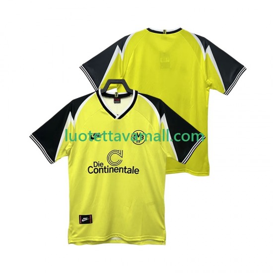 Miehet Borussia Dortmund Retro 1995 1996 Lyhythihainen Fanipaita ,Koti