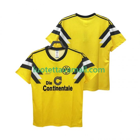 Miehet Borussia Dortmund Retro DFB-POKAL 1989 Lyhythihainen Fanipaita ,Koti