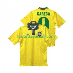 Miehet Brasilia CARECA 9 Retro 1991 1993 Lyhythihainen Fanipaita ,Koti