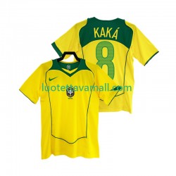 Miehet Brasilia KAKA 8 Retro 2004 Lyhythihainen Fanipaita ,Koti