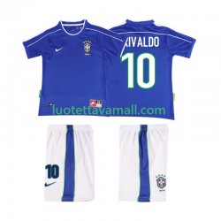 Lapset Brasilia RIVALDO 10 Retro 1998 Lyhythihainen Fanipaita ,Vieras