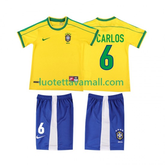 Lapset Brasilia Roberto Carlos 6 Retro 1998 Lyhythihainen Fanipaita ,Koti
