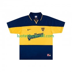 Miehet CA Boca Juniors Retro 1999 2000 Lyhythihainen Fanipaita ,Koti