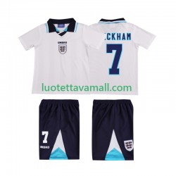 Lapset Englanti Beckham 7 Retro 1996 Lyhythihainen Fanipaita ,Koti
