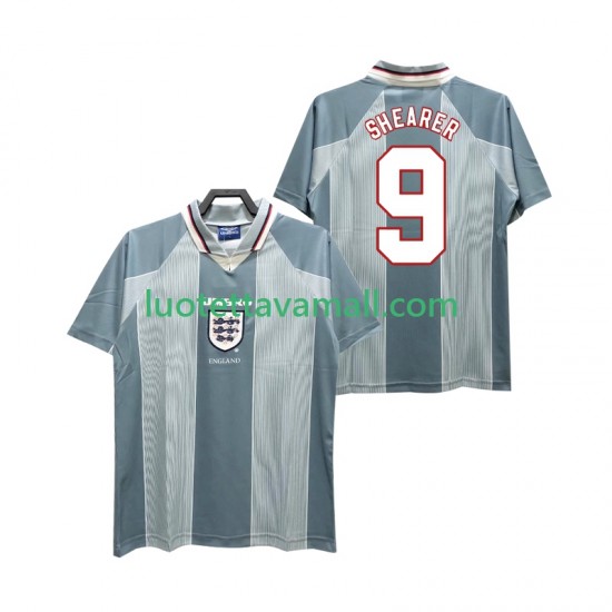 Miehet Englanti SHEARER 9 Retro 1996 Lyhythihainen Fanipaita ,Vieras