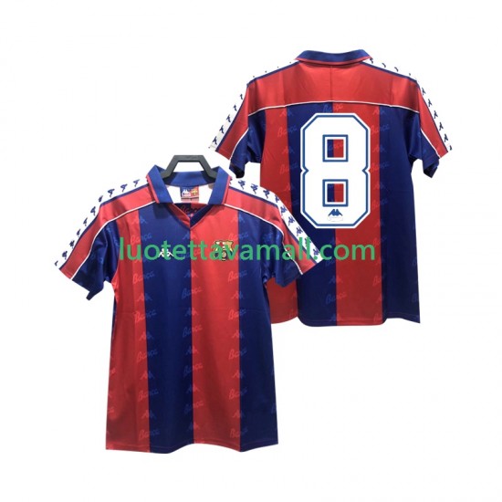 Miehet FC Barcelona 8 Retro 1992 1995 Lyhythihainen Fanipaita ,Koti