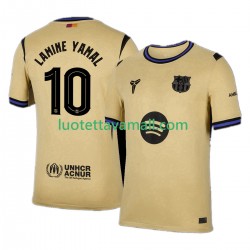 Miehet FC Barcelona Lamine Yamal 10 UCL 2025-2026 Lyhythihainen Fanipaita ,Vieras