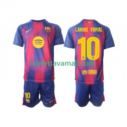 Lapset FC Barcelona Lamine Yamal 10 Champions League 2025-2026 Lyhythihainen Fanipaita ,Koti