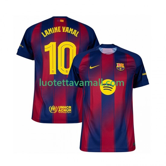 Miehet FC Barcelona Lamine Yamal 10 Champions League 2025-2026 Lyhythihainen Fanipaita ,Koti