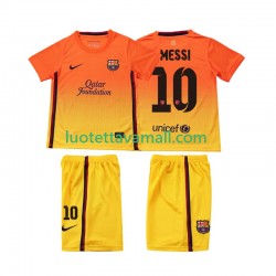Lapset FC Barcelona Lionel Messi 10 Retro 2012 2013 Lyhythihainen Fanipaita ,Vieras