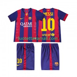 Lapset FC Barcelona Lionel Messi 10 Retro 2014 2015 Lyhythihainen Fanipaita ,Koti