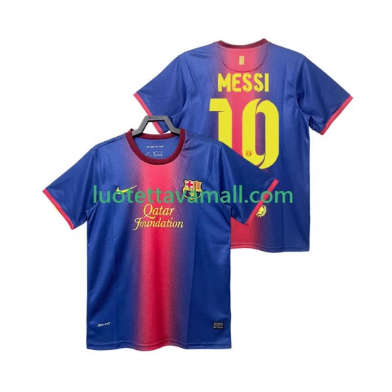 Miehet FC Barcelona Lionel Messi 10 Retro 2012 2013 Lyhythihainen Fanipaita ,Koti