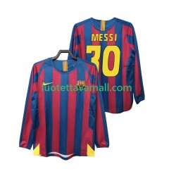Miehet FC Barcelona Lionel Messi 30 Retro 2005 2006 Pitkähihainen Fanipaita ,Koti