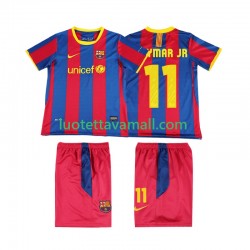 Lapset FC Barcelona Neymar JR 11 Retro 2010 2011 Lyhythihainen Fanipaita ,Koti