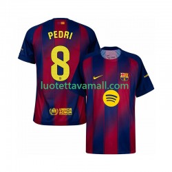 Miehet FC Barcelona Pedri 8 2025-2026 Lyhythihainen Fanipaita ,Koti