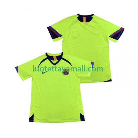 Miehet FC Barcelona Retro 2005 2006 Lyhythihainen Fanipaita ,Vieras