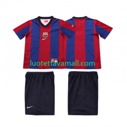 Lapset FC Barcelona Retro 1998 1999 Lyhythihainen Fanipaita ,Koti