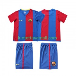 Lapset FC Barcelona Retro 2006 2007 Lyhythihainen Fanipaita ,Koti