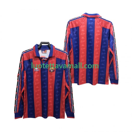 Miehet FC Barcelona Retro 1996 1997 Pitkähihainen Fanipaita ,Koti