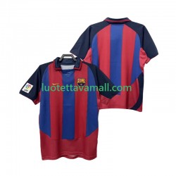 Miehet FC Barcelona Retro 2003 2004 Lyhythihainen Fanipaita ,Koti