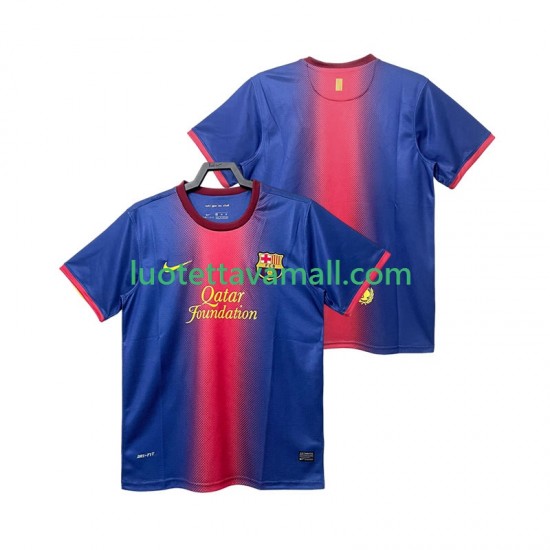 Miehet FC Barcelona Retro 2012 2013 Lyhythihainen Fanipaita ,Koti