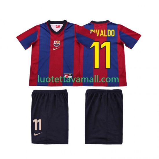 Lapset FC Barcelona Ronaldo 11 Retro 1998 1999 Lyhythihainen Fanipaita ,Koti