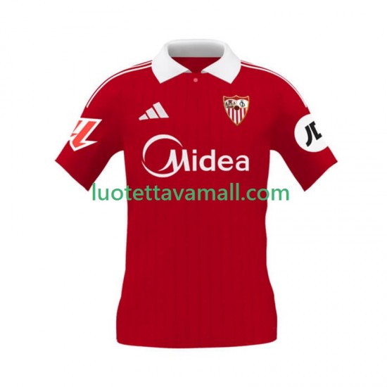Miehet Sevilla FC 2025-2026 Lyhythihainen Fanipaita ,Vieras