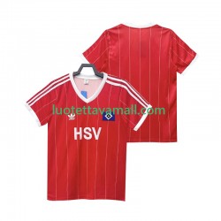 Miehet Hamburger SV Retro 1983 1984 Lyhythihainen Fanipaita ,Vieras