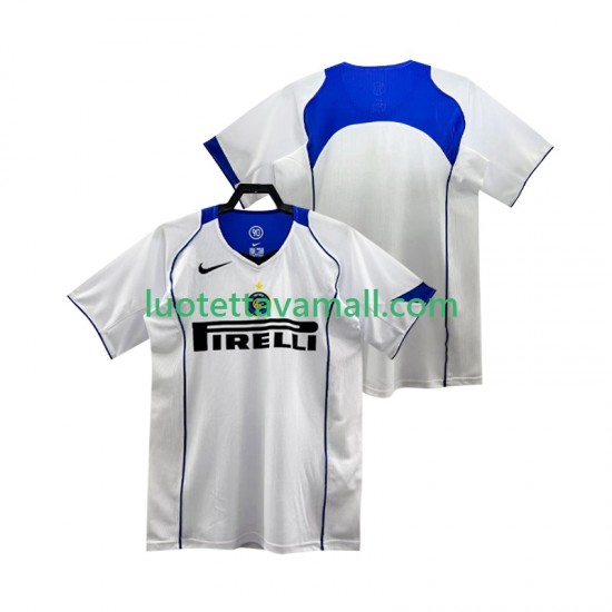 Miehet Inter Milan Retro 2004 2005 Lyhythihainen Fanipaita ,Vieras